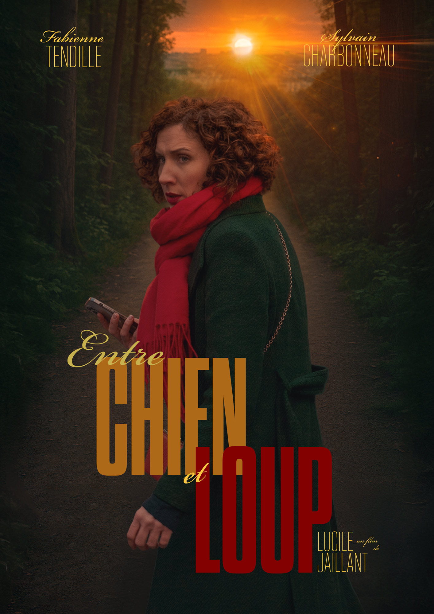 Affiche du court-métrage Entre Chien Et Loup, de LuciLe JAILLANT