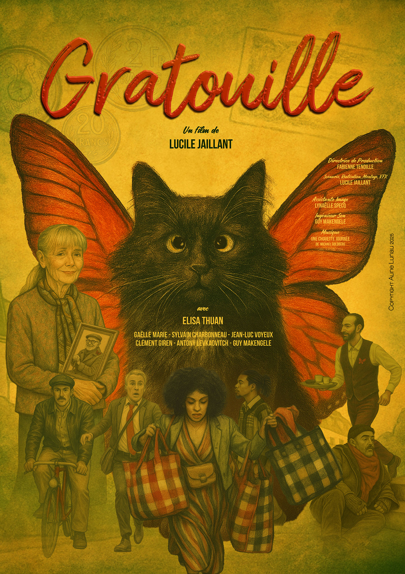 Affiche du court-métrage Gratouille, de LuciLe JAILLANT